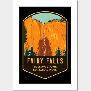 Fairy Falls Yellowstone National Park Posters and Art